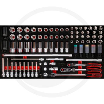 Ks tools ks tools einlage steckschlüssel 85-teilig - 1/2" opname
