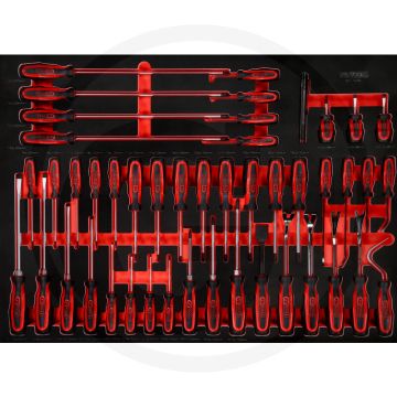 Ks tools werkzeugsatz schraubendreher 46-teilig - Öl- und chemikalienbeständig