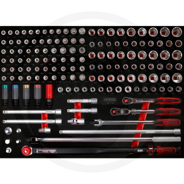 Ks tools einlage steckschlüssel 149-teilig - Öl- und chemikalienbeständig