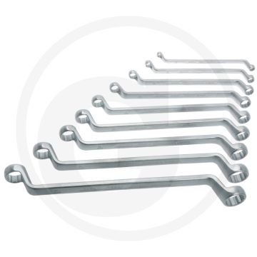 Hazet ringsleutelset 9-delig 6x7-21x23 mm in 1/3 inzet - compact en handig