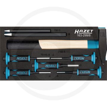 Hazet pendrijverset 8-delig met 2-componenten-handbescherming