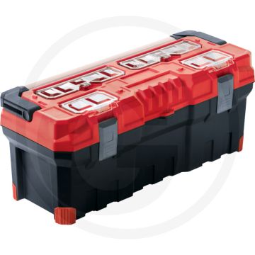 Gereedschapskoffer titan - kunststof met aluminium lipjes - 752 x 300 x 304 mm