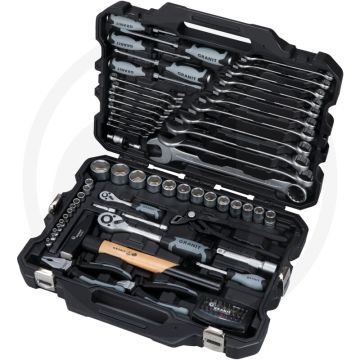 Black edition black edition professionele gereedschapsset 62-delig - chroom-vanadiumstaal, 72-tands ratel, 2-componenten handgrepen
