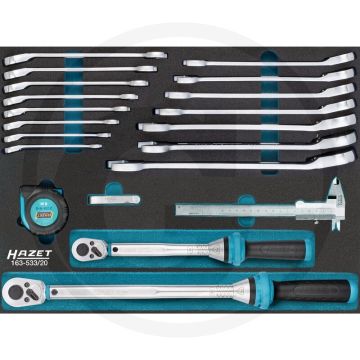 Hazet werkzeug-satz 20-teilig met hazet safety-insert-system (sis)