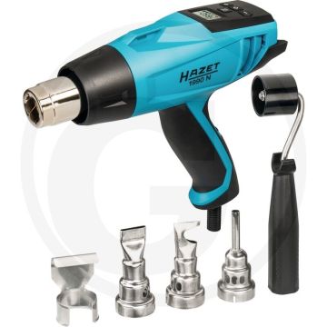 Hazet heißluft handgerät 6-teiliger satz in l-boxx - 2300 watt, 80–650° c.