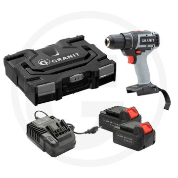 Black edition accu-boorschroefmachine set 18v 4,0 ah lithium-ion - 32 nm - 1,7 kg