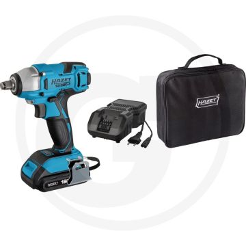 Hazet 1/2" accu-slagmoersleutelset, 260 nm 18 volt - draaimoment: 200 nm