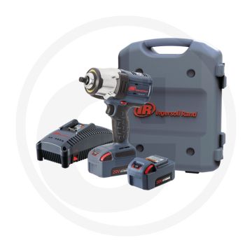 Ingersoll rand accu slagmoersleutelset 1/2" 20v w7152-k22b - max. draaimoment 1.360 nm