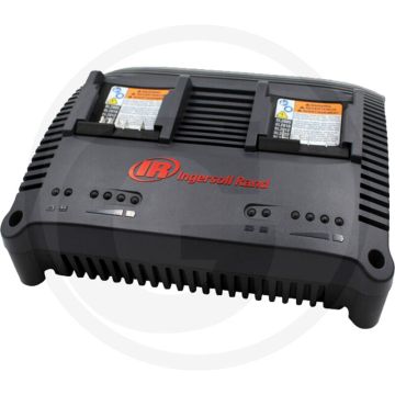 Ingersoll rand dubbele acculader bc1221-eu - laadt 12v/20v iqv12/iqv20 accu's dubbel op