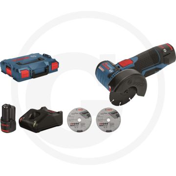 Bosch accu haakse slijper gws 12v-76 - gewicht: 0,9 kg