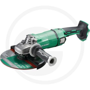 Hikoki haakse slijper, 230 mm, accu, 36 v g3623da (basic) - borstelloze motor, at-modus, kick-back-stop