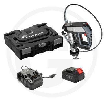 Black edition accuvetspuit set 18v 4,0 ah lithium-ion - 685 bar / 10.000 psi