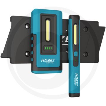 Hazet LED-Inspektionslampen-Set - kabellos aufladbar