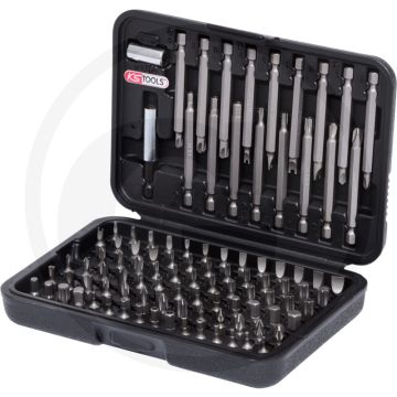 Ks tools 1/4" classic bit-set, 99-delig - inclusief bithouder, dopadapter en 79 verschillende bits