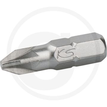 Ks tools 1/4" classic Bit für Kreuzschlitzschrauben - pz1, 25mm, Sechskantantrieb