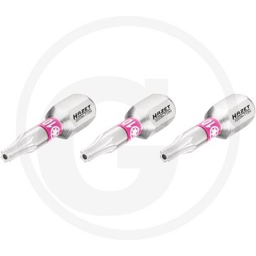 Hazet schraubendreher-einsatz-satz (bit) 3-teilig - tamper resistant torx® profil 25mm