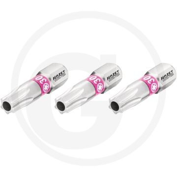 Hazet schraubendreher-einsatz-satz (bit) 3-teilig - tamper resistant torx® profil 25mm