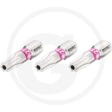 Hazet schraubendreher-einsatz-satz (bit) 3-teilig - tamper resistant torx® profil