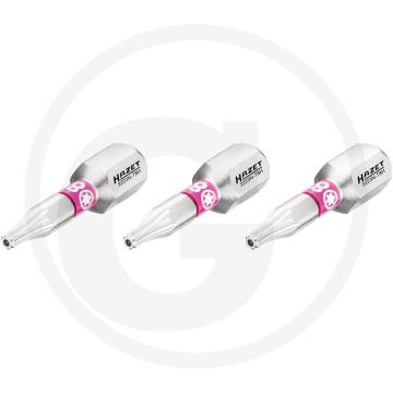 Hazet schraubendreher-einsatz-satz (bit) 3-teilig - tamper resistant torx® profil