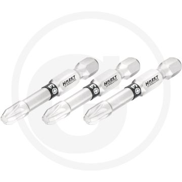 Hazet schraubendreher-einsatz-satz (bit), lang 3-teilig - pz3, 50mm