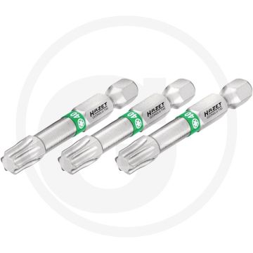 Hazet schraubendreher-einsatz-satz (bit), lang 3-teilig - innen torx® profil, t40, 50 mm