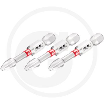 Hazet schraubendreher-einsatz-satz (bit), lang 3-teilig - ph2, 50mm