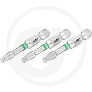 Hazet schraubendreher-einsatz-satz (bit), lang 3-teilig - innen torx® profil, t20, 50 mm