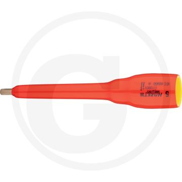 Hazet schraubendreher-einsatz vierkant 12,5 mm (1/2 zoll), innen-sechskant profil, 5 mm - lange ausführung