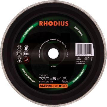 Rhodius rhodius diamant doorslijpschijf dg50 dg50 - Ø 180mm x 7.0mm x 1.9mm