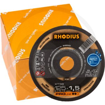 Rhodius rhodius vpe50 trennscheiben xt38 für edelstahl 125x1,0x22,2mm