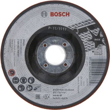 Bosch glijschijf wa 46 bf, 125 mm semi-flexibel - voor lichte voorbewerkingen - Ø: 125 mm