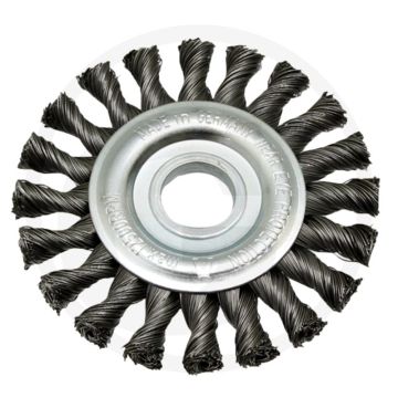 Ks tools staaldraadborstel, 0,5 mm, Ø: 115 mm - industrieversie, 12.500 omw/min.