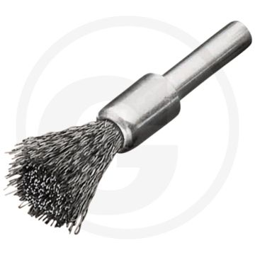 Penseelborstel met schacht staaldraad gegolfd 0,30 - d1: 23mm