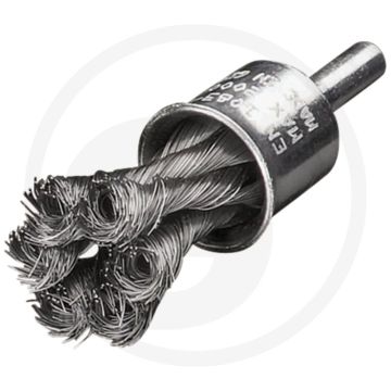 Penseelborstel met schacht gedraaid staaldraad 0,35 - materiaaldikte 0,35mm