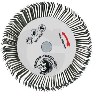 Turbo-igel met schroefdraad m14 x 1,5 • ingesloten doorn Ø: 8 x 30 mm • omw.\/min. max.: 3500