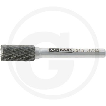 Ks tools hm cilindrische freesstift vorm a, 10 mm met stervertanding - hoogste snijkantstabiliteit