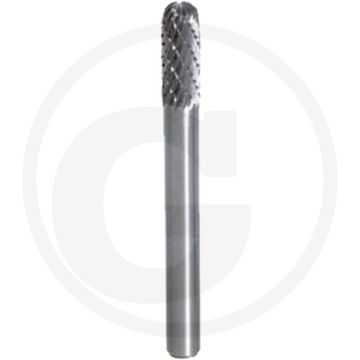 Ks tools hm freesstift met ronde kop, vorm c, 6 m - schneidkantenstabilität