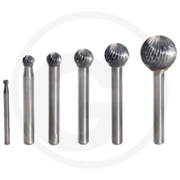 Ks tools hm freesstift, kogel, vorm d, 6,0 mm - schneidkantenstabilität