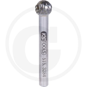 Ks tools hm freesstift, kogel, vorm d, 10,0 mm - schneidkantenstabilität