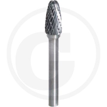 Ks tools hm freesstift met boog, vorm f, 10 mm - schneidkantenstabilität
