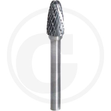 Ks tools hm freesstift met boog, vorm f, 10 mm - schneidkantenstabilität