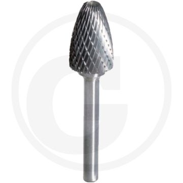 Ks tools hm freesstift met boog, vorm f, 16 mm - schneidkantenstabilität
