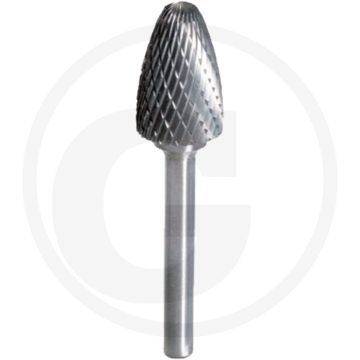 Fraise Ks Tools HM avec courbure, forme F, 16 mm - stabilité des arêtes de coupe