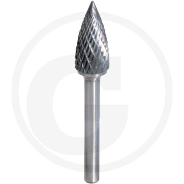 Fraise sur tige Ks tools hm à pointe arrondie, forme G, 12 m - stabilité des arêtes de coupe