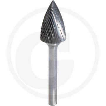 Fraise sur tige Ks tools hm à pointe courbe, forme G, 16 m - stabilité des arêtes de coupe