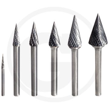 Ks tools hm freesstift spitskegel, vorm m, 3,0 mm - voor hoogwaardige oppervlaktebewerking