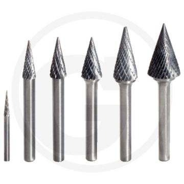 Ks tools hm freesstift spitskegel, vorm m, 8,0 mm - schneidkantenstabilität