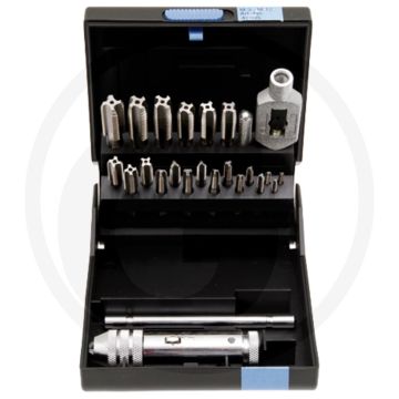 VÖlkel handtapset 3-delig m3-m12 met wringijzer en gereedschapshouder