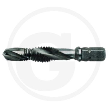 Combi boor/tap met 1/4" bit-aandrijving - nominale maat m 3 x 0,5