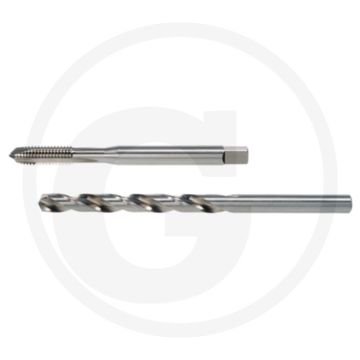 VÖlkel standaard twinbox m5 machinetap (m5 x 0,8) & spiraalboor (4,2mm)